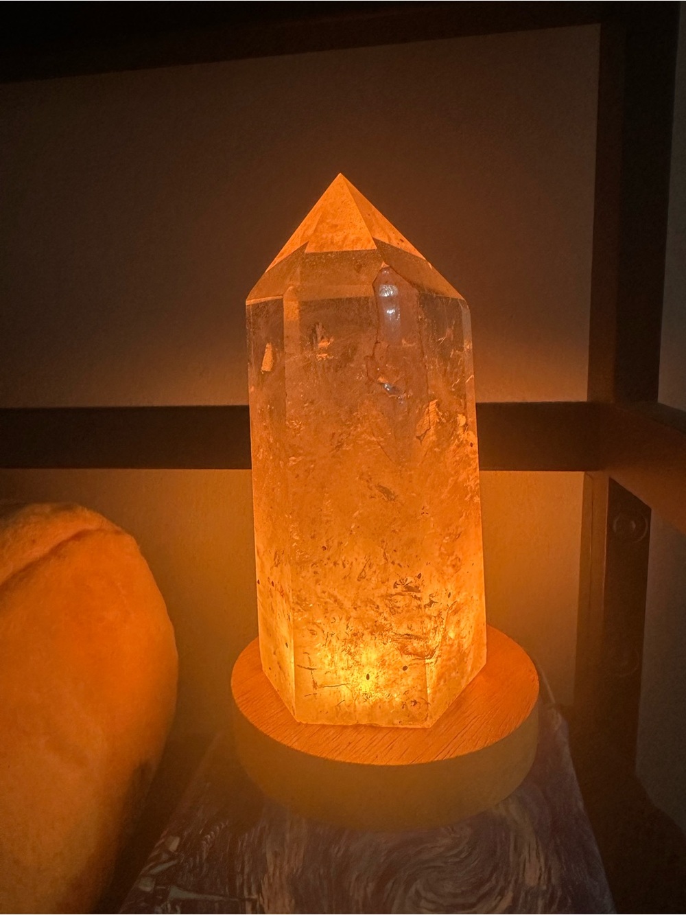 LED Crystal Lamp in Multi Color (no crystal included)